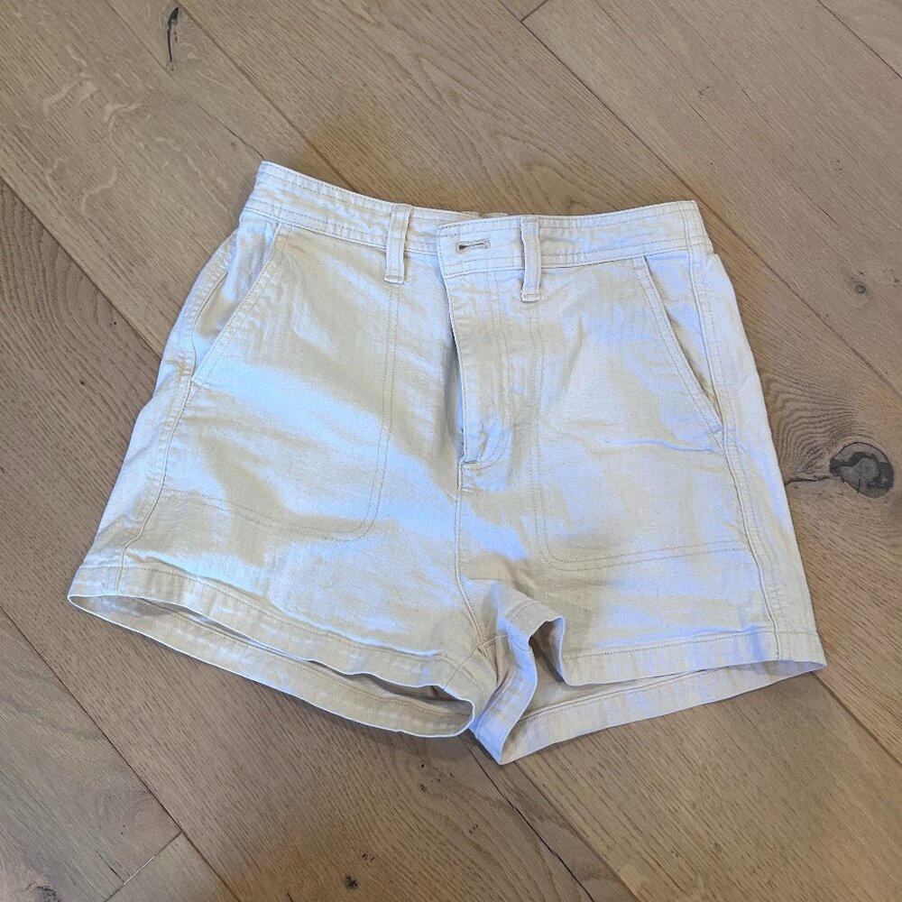 Madewell Cotton Ivory Shorts Size S, 27
